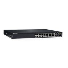 Dell emc switch n3224t-on, 24x1g rj-45, 4x10g sfp+, 2x100g qsfp28, 1xac psu, io/ps, os6,  3yr prosupport + nbd,  Switch-uri | electropc.ro