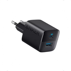 Incarcator retea anker „323" 33w, poweriq, 1 x usb type-c, 1 x usb, negru,  Incarcatoare telefoane | electropc.ro