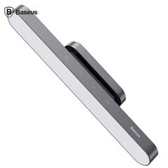 Lampa birou led baseus magnetic stepless, 100 lumeni, putere 4.5w, 3 trepte intensitate luminoasa, 4 butoane tactile, magnetic, material abs, alimentare: cablu inclus, gri,  Lampi de interior | electropc.ro