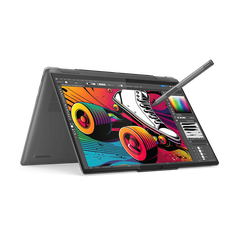 Laptop lenovo yoga 7 2-in-1 14iml9, 14" wuxga (1920x1200) oled 400nits glossy / anti-fingerprint, 100% dci-p3, 60hz, dolby® vision®, displayhdr™ true black 500, tÜv low blue light, glass, touch, intel® core™ ultra 7 155h, 16c (6p + 8e + 2lpe) / 22t, max t,  Laptopuri | electropc.ro