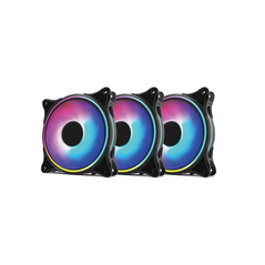 Ventilatoare carcasa pro gaming 3x120mm argb negru,  Ventilatoare carcasa | electropc.ro