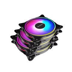 Ventilatoare carcasa pro gaming 4x120mm argb negru,  Ventilatoare carcasa | electropc.ro