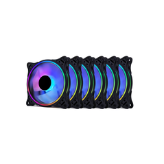 Ventilatoare carcasa pro gaming 6x120mm argb negru,  Ventilatoare carcasa | electropc.ro