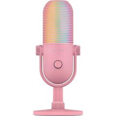 Microfon razer seiren v3 mini chroma rgb usb, frecventa raspuns 20 hz - 20000 hz, sensibilitate 110 db (thd > 1% at 1 khz), negru,  Microfoane | electropc.ro