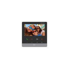 Post interior videointerfon ip hikvision ds-kh6100-e1, 4.3-inch colorful non-touch screen, rezolutie: 480 × 272, colorful tft, 9 butoane, 1 rj-45 100 mbps, alimentare: ieee802.3af, standard poe,12 vdc, standard poe, dimensiuni: 120 mm × 120 mm × 21 mm, gr,  Video | electropc.ro