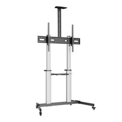 Stand tv mobil serioux  44-610tw, dimensiuni 1292x717x2327mm, compatibiliate dimensiune ecran 60"-100", vesa: 200x200, 400x200, 300x300, 400x400, 600x400, 800x400, 800x600, 1000x600, greutate maximă suportata: 100 kg, interval de înclinare: +5°~-10°, greu,  Suporturi TV & Monitor | electropc.ro