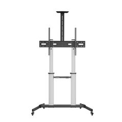 Stand tv mobil serioux  44-610tw, dimensiuni 1292x717x2327mm, compatibiliate dimensiune ecran 60"-100", vesa: 200x200, 400x200, 300x300, 400x400, 600x400, 800x400, 800x600, 1000x600, greutate maximă suportata: 100 kg, interval de înclinare: +5°~-10°, greu,  Suporturi TV & Monitor | electropc.ro