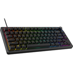 Tastatura gaming mecanica hyperx alloy rise, iluminare rgb (16,777,216 culori), hyperx linear switch, 100% anti-ghosting, layout us, negru,  Tastaturi | electropc.ro