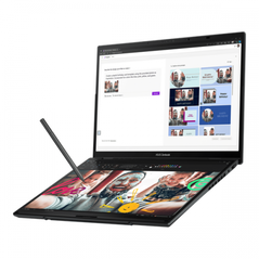Laptop asus zenbook duo max, ux8406ma-pz075x, 14.0-inch, 3k (2880 x 1800) oled 16:10 aspect ratio, intel® core™ ultra 7 processor 155h xx ghz (24mb cache, up to 4.8 ghz, 14 cores, 20 threads), intel® iris xe graphics,  lpddr5x 16gb, 1tb m.2 nvme™ pcie® 4.,  Laptopuri | electropc.ro