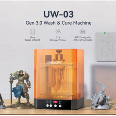 Creality masina de spalat si intarire modele 3d rasina uv, uw-03, timp spalare/intarire: 5-30 min , rand dublu de lampi cu lumina ultraviolet, platorma rotative 360°, dimensiuni maxime spalare:210*160*200mm, dimensiuni maxime uscare si intarire: 215*165*3,  Imprimante 3D | electropc.ro