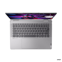 Laptop lenovo yoga 7 2-in-1 14ahp9, 14" wuxga (1920x1200) oled 400nits glossy / anti-fingerprint, 100% dci-p3, 60hz, dolby vision®, displayhdr™ true black 500, tÜv low blue light, glass, touch, ogm, 10-point multi-touch, amd ryzen™ 5 8640hs (6c / 12t, 3.5,  Laptopuri | electropc.ro