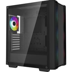Carcasa deepcool cc560 v2 mid tower argb negru,  Carcase | electropc.ro