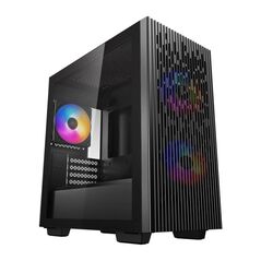 Carcasa deepcool matrexx 40 3fs mini tower rgb negru,  Carcase | electropc.ro