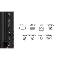 Televizor tcl led 85v6b, 214 cm, smart google tv, 4k ultra hd, clasa f,  Televizoare | electropc.ro