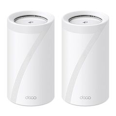Tp-link deco be85(2-pack) sistem mesh wi-fi 7, be19000, tri-band, standarde wireless: ieee 802.11be/ax 6 ghz, ieee 802.11be/ax/ac/n/a 5 ghz, ieee 802.11be/ax/n/b/g 2.4 ghz, viteze wireless: be19000 6 ghz: 11520 mbps (802.11be), 5 ghz: 5760 mbps (802.11be),  Routere Wireless | electropc.ro