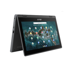 Laptop asus chromebook flip, cr1100fka-bp0401, 11.6-inch,hd (1366 x 768) 16:9, intel celeron n5100 processor 1.1 ghz (4m cache, up to 2.8 ghz, 4 cores), lpddr4x 8gb, 64g emmc, 60hz, 250nits, glossy display, led backlit, wide view, 720p hd camera, wi-fi 6(,  Laptopuri | electropc.ro