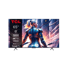 Televizor tcl qled 65t8b, 164 cm, smart google tv, 4k ultra hd, 100hz, clasa f (model 2024),  Televizoare | electropc.ro