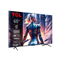 Televizor tcl qled 65t8b, 164 cm, smart google tv, 4k ultra hd, 100hz, clasa f (model 2024),  Televizoare | electropc.ro