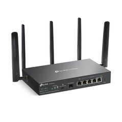 Tp-link omada 4g+ cat6 ax3000 gigabit vpn router er706w-4g, suport sim 1 × nano sim card, downlink: 300 mbps, uplink: 50 mbps, interfata: 1 gigabit sfp wan/lan port, 1 gigabit wan port, 4 gigabit lan/wan ports, viteza wireless: 2.4 ghz: 574 mbps, 5 ghz: 2,  Routere | electropc.ro