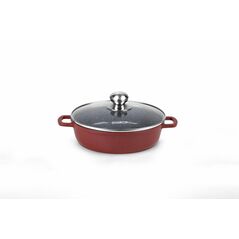 Cratita aluminiu+capac 24x6.5cm, 2.6l, calabria, cooking by heinner,  Tigai si seturi | electropc.ro