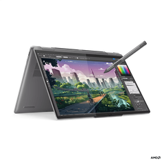 Laptop lenovo yoga 7 2-in-1 14ahp9, 14" wuxga (1920x1200) oled 400nits glossy / anti-fingerprint, 100% dci-p3, 60hz, dolby vision®, displayhdr™ true black 500, tÜv low blue light, glass, touch, amd ryzen™ 7 8840hs (8c / 16t, 3.3 / 5.1ghz, 8mb l2 / 16mb l3,  Laptopuri | electropc.ro