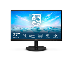 Monitor philips 27" 271v8lab/00, diagonal (inch): 27, diagonal (cm): 68.6, aspect ratio: 16:9, panel: va, resolution: 1920x1080, refresh rate: 100hz, response time gtg: 4ms, response time mprt: 1ms, brightness (max): 250 cd/m², contrast (static) : 3000:1,,  Monitoare LED | electropc.ro