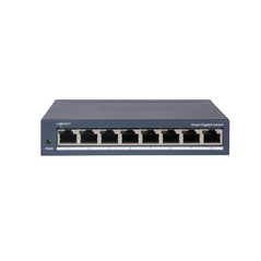 Switch 8 porturi gigabit hikvision ds-3e1508-ei(v2), l2, smart managed, 8 ×gigabit rj45 porturi, switching capacity 16 gbps, network topology management, alarm push, network health monitor, material metal, dimensiuni: 170 mm × 27.6 mm × 93.1 mm, greutate:,  Switch-uri | electropc.ro