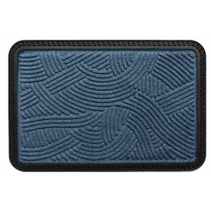 Covoras intrare antiaderent cu margine cauciucata 40x60 cm, albastru, heinner home,  Covorase intrare | electropc.ro