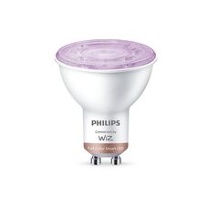 3 becuri led rgb inteligente philips spot par16, wi-fi, gu10, 4.7w (50w), 345 lm, lumina alba si color (2200-6500k),  Becuri si Tuburi LED | electropc.ro