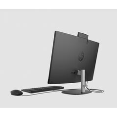 All-in-one hp proone 240 g10 23.8 inch non-touch ips fhd cu procesor intel core i3-n300, video integrat intel iris xe graphics, ram 8gb, ssd 256gb, fixed stand, hp 125 white wired keyboard, hp 125 white wired mouse,, shell white, greutate 5.37 kg, free do,  All in one PC | electropc.ro