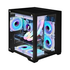 Carcasa 1stplayer mv5 cube tower argb negru,  Carcase | electropc.ro