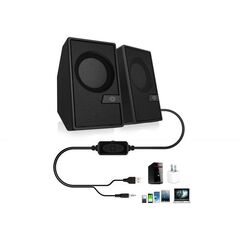 Conceptronic bjorn02b 2.0-channel computer speaker with bluetooth, 6w, 63 x 63 x 105 mm,  Sisteme audio | electropc.ro