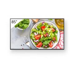 Ecran profesional lfd monitor signage sony bz35l, 85" (216cm), uhd, operare 24/7, luminozitate 550nit, panel va, backlight direct led, timp răspuns 15.9ms, contrast static 6000:1, contrast dinamic 400000:1, mătuire 2%, android 10, stocare 32gb. miracast, ,  Monitoare Signage | electropc.ro