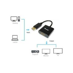 Equip 133438 displayport to hdmi adapter, 45x16x250mm,  Cabluri video | electropc.ro