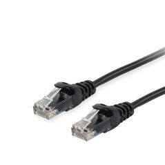Equip 625457 cat.6 u/utp patch cable, 0.5m , black, 8.34x11.68x500mm,  Cabluri retea | electropc.ro