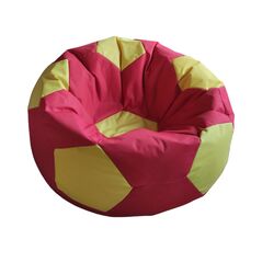 Fotoliu puf xl minge fotbal 75cm roz,  Pufuri si Tabureti | electropc.ro