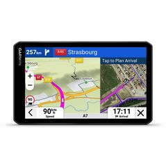 Gps garmin dezl lgv720, tip afisaj ips super-panoramic de 6,95", tft color, cu panou tactil capacitiv pe celule, rezolutie 1024 x 600 pixeli, durata de viata baterie până la 1,5 ore,  Navigatii GPS | electropc.ro