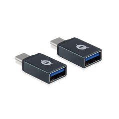 Conceptronic donn03g usb-c to usb-a otg adapter 2-pack, 10gbps, 15 x 7 x 32 mm,  Docking stations | electropc.ro