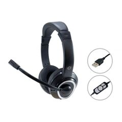 Conceptronic polona01b stereo usb headset, 180 x 68 x 165 mm,  Casti audio | electropc.ro
