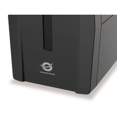 Conceptronic zeus02es 850va 480w ups, schuko x 2, hid usb, rj45 in/out, avr, 96 x 286 x 138 mm,  UPS | electropc.ro