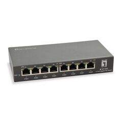 Levelone gep-0823, 8-port gigabit poe switch, 802.3at/af poe, 120w, 86 x 30 x 176 mm,  Switch-uri | electropc.ro