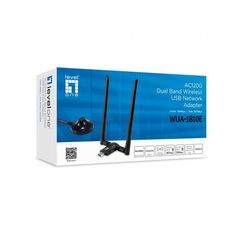 Levelone wua-1810e ac1200 dual band wireless usb network adapter, 150 x 230 x 40 mm,  Access point & Range Ext. | electropc.ro