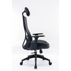 Scaun gaming serioux kyrian, adjustabil, piston pe gaz clasa 4, manere 3d, tetiere reglabile, baza stea cu 5 picioare, suporta pana la 150 kg, negru,  Scaune gaming | electropc.ro