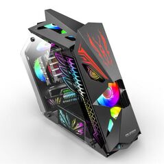 Carcasa pro gaming hercule black mid tower argb,  Carcase | electropc.ro