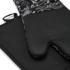 Set bucatarie 2 piese negru,  Prosoape Bucatarie | electropc.ro