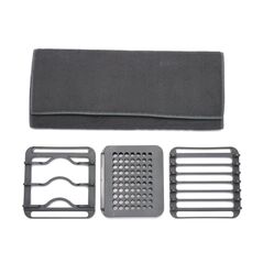 Suport scurgator de vase cu covoras 4 pcs,  Prosoape Bucatarie | electropc.ro
