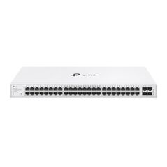 Switch tp-link cu 48 de porturi, 48× 10/100/1000 mbps rj45 ports (auto- negotiation/auto mdi/mdix), 4× gigabit sfp slots, capacitate switch 104 gbps, dimensiuni 17.3×8.7×1.7 in (440×220×44 mm),  Switch-uri | electropc.ro