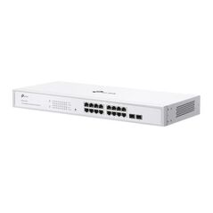 Tp-link 16-port gigabit smart switch with 16× gigabit rj45 ports and 2× gigabit sfp slots, interfata:  16× 10/100/1000 mbps rj45 ports (auto- negotiation/auto mdi/mdix), dimensiuni: 440×180×44 mm, capacitate switch: 36 gbps, packet forwarding rate: 26.78 ,  Switch-uri | electropc.ro