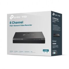 Tp-link vigi 8 channel network video recorder, vigi nvr2008h-8mp, 8 canale pana la 8 mp rezolutie @30fps, poe ieee 802.3af/at, compresie video h.265+/h.265/ h.264+/h.264, rezolutie inregistrare 8mp/5mp/4mp/3mp/1080p/uxga/720p/vga/4cif/dcif/2cif/cif/qcif, ,  NVR | electropc.ro