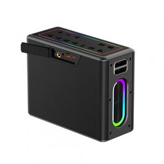 Boxa portabila akai cu 2 micfrofoane wireless-ipx6-80w, bluetooth 5.3, puterea de emisie a canalului bluetooth 2dbm, tensiune baterie 11.1v, 4000 mah, tip baterie litiu ion, putere rms 80w, cu intrare aux, intrare chitară/microfon, frecvența microfonului ,  Sisteme audio | electropc.ro
